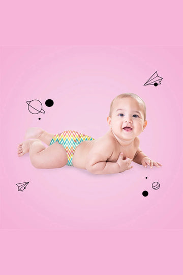 Macaroon Ikat - Newborn Bliss - Cloth Diapers for Newborn babies