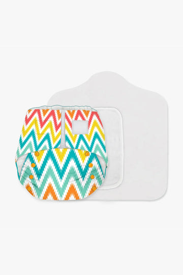 Macaroon Ikat - Newborn Bliss - Cloth Diaper for Newborn Babies