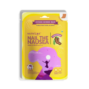 Nail The Nausea (Tamarind Flavour) - Morning Sickness Relief Oral Strips (Pack of 10)