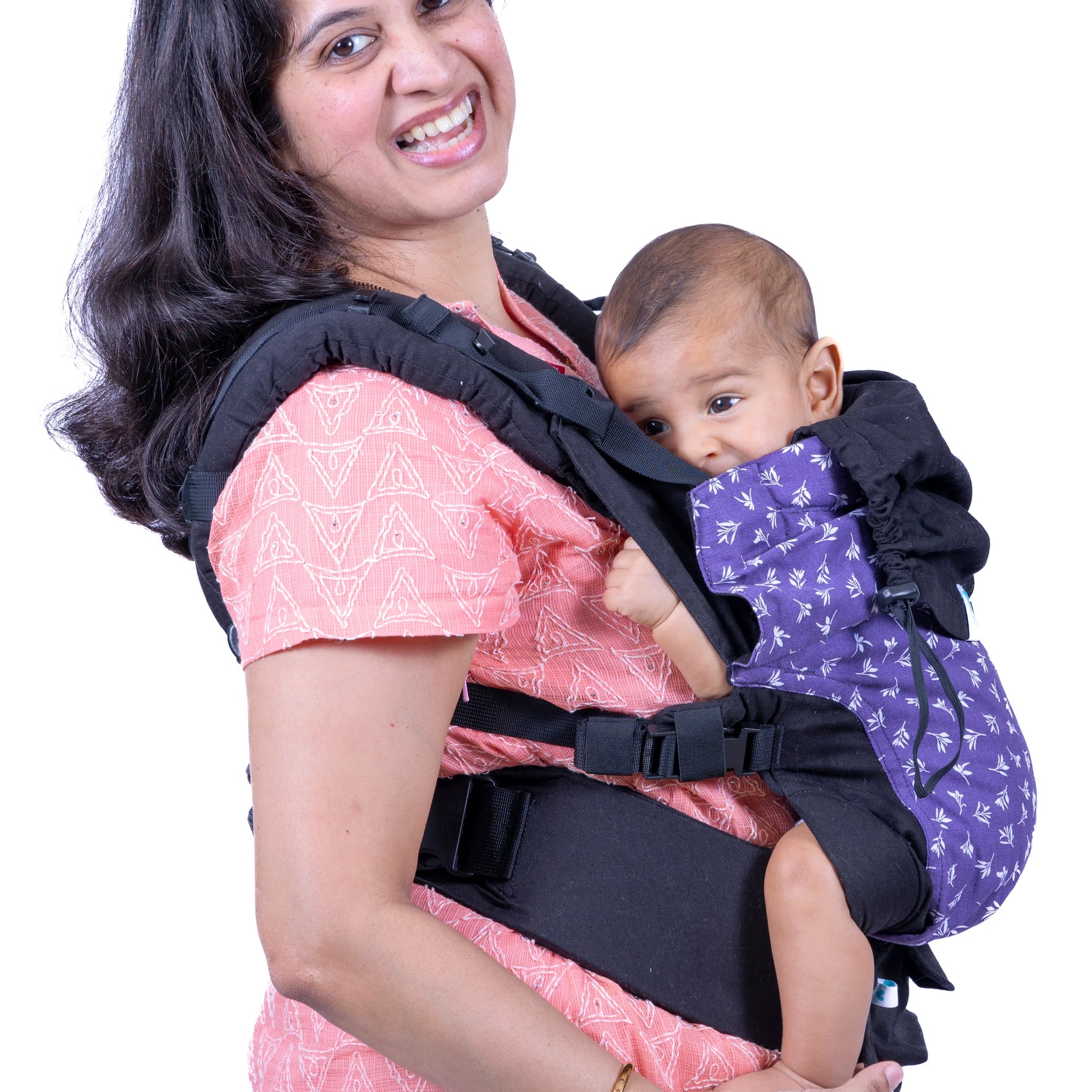 Orchid Cotton Printed Aseema Baby Carrier