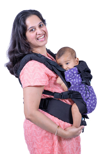 Orchid Cotton Printed Aseema Baby Carrier