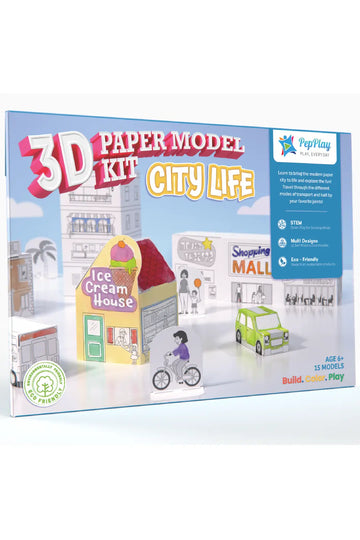 Pepplay 3D Paper Model Kit