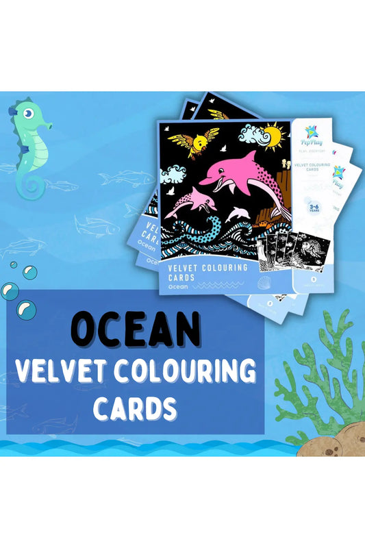 Pepplay Velvet Colouring Cards
