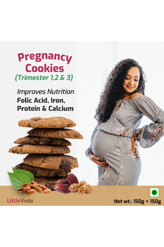 Pregnancy Cookies - Trimester 1&2 (150g+150g) - Orange Walnut