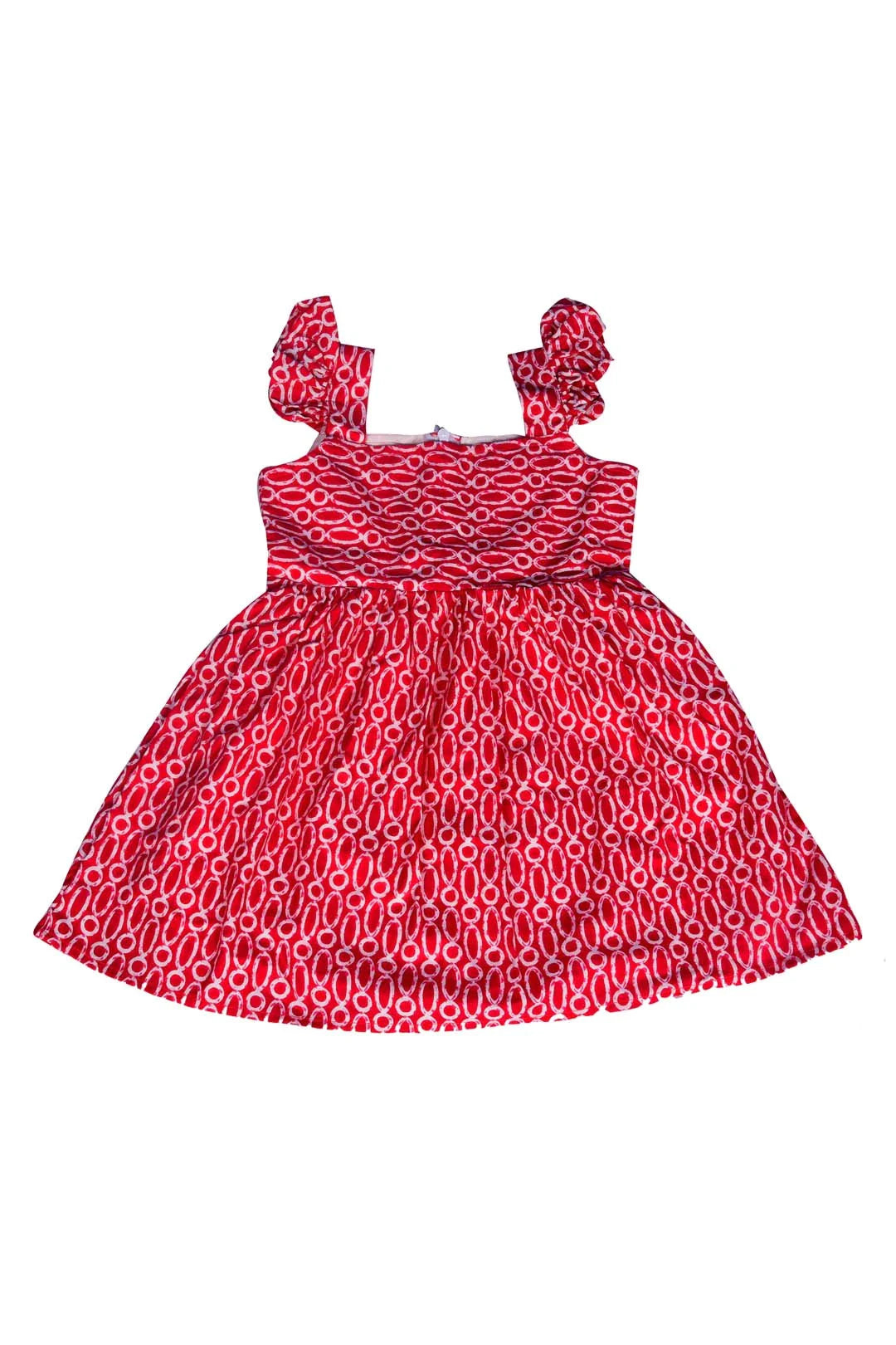 Pink Pretty Comfy Cotton Girls Frock