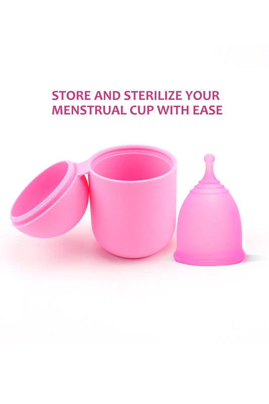 Menstrual Cup Sterilizer and Case for Women
