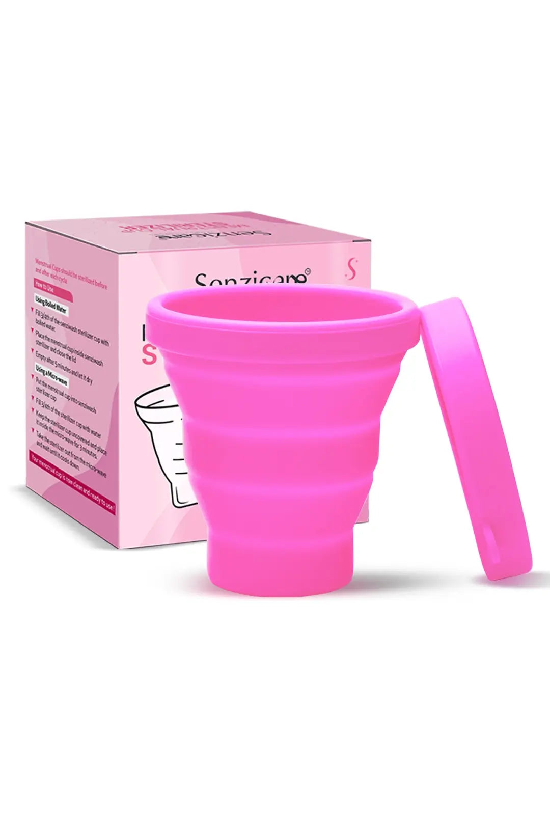 Menstrual Cup Sterilizer Container for Women
