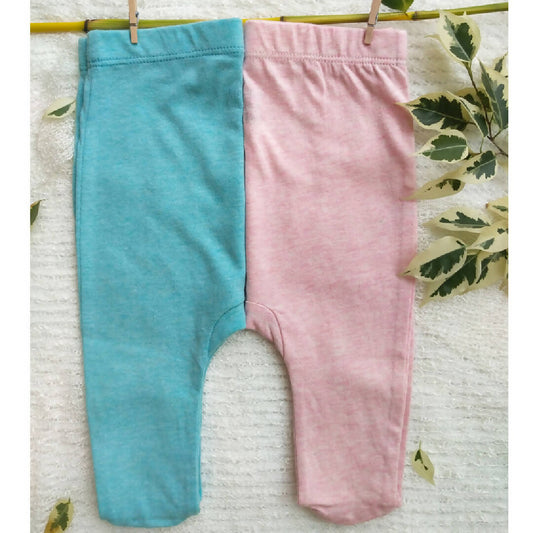 Nature's Cuddle 100% Organic Cotton Footed pants - Set of 2
