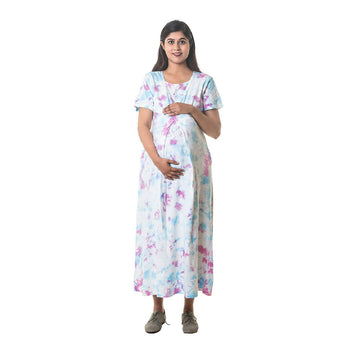 Candy Cotton Crossfold Maternity Maxi
