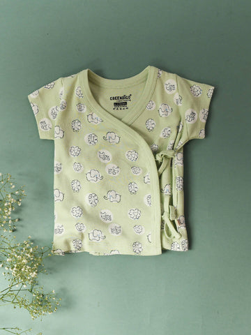 Pastel Green Organic Cotton T-shirt for Baby