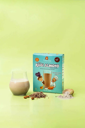 Sprouted Ragi Almond – Instant Mix