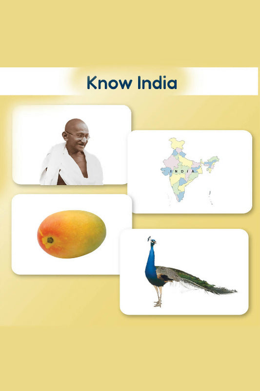 Know India Flash Cards for Babies and Infants for Early Learning and Stimulation