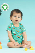 Greendigo Organic Cotton Printed Unisex Bodysuit for baby boys and baby girls