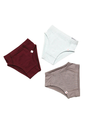Greendigo Organic Cotton Boys Underwear - Pack of 3