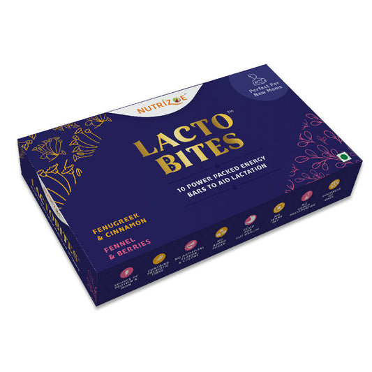 Breastfeeding Nutrition - Boosts Breastmilk Supply - Lactobites Bars (Flavor: Combo Box) - Pack of 10