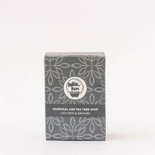 Charcoal soap with tea tree oil