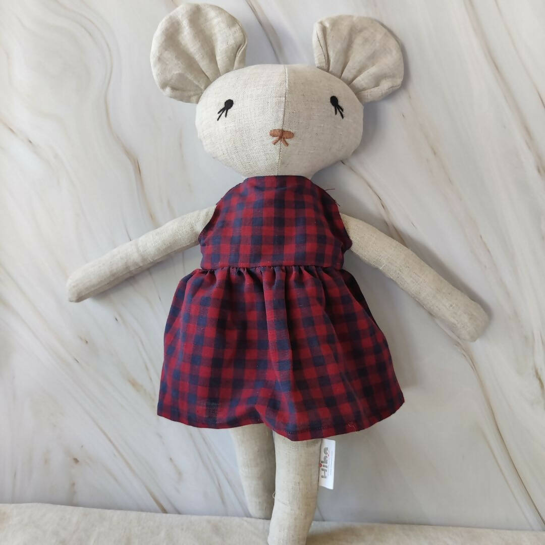 Linen Soft Toy Doll - 15 inches