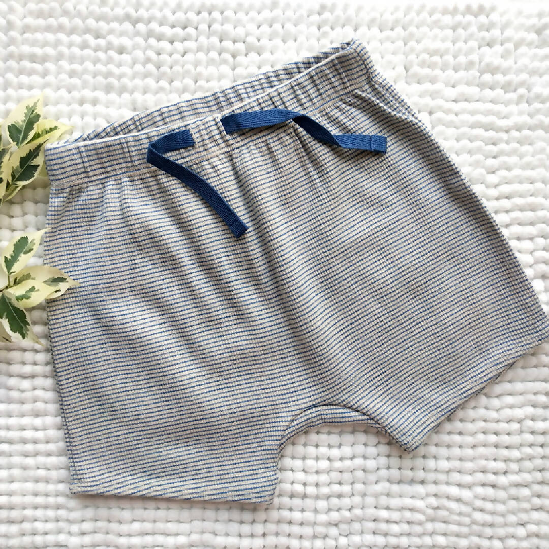 boy shorts set of 3 blue