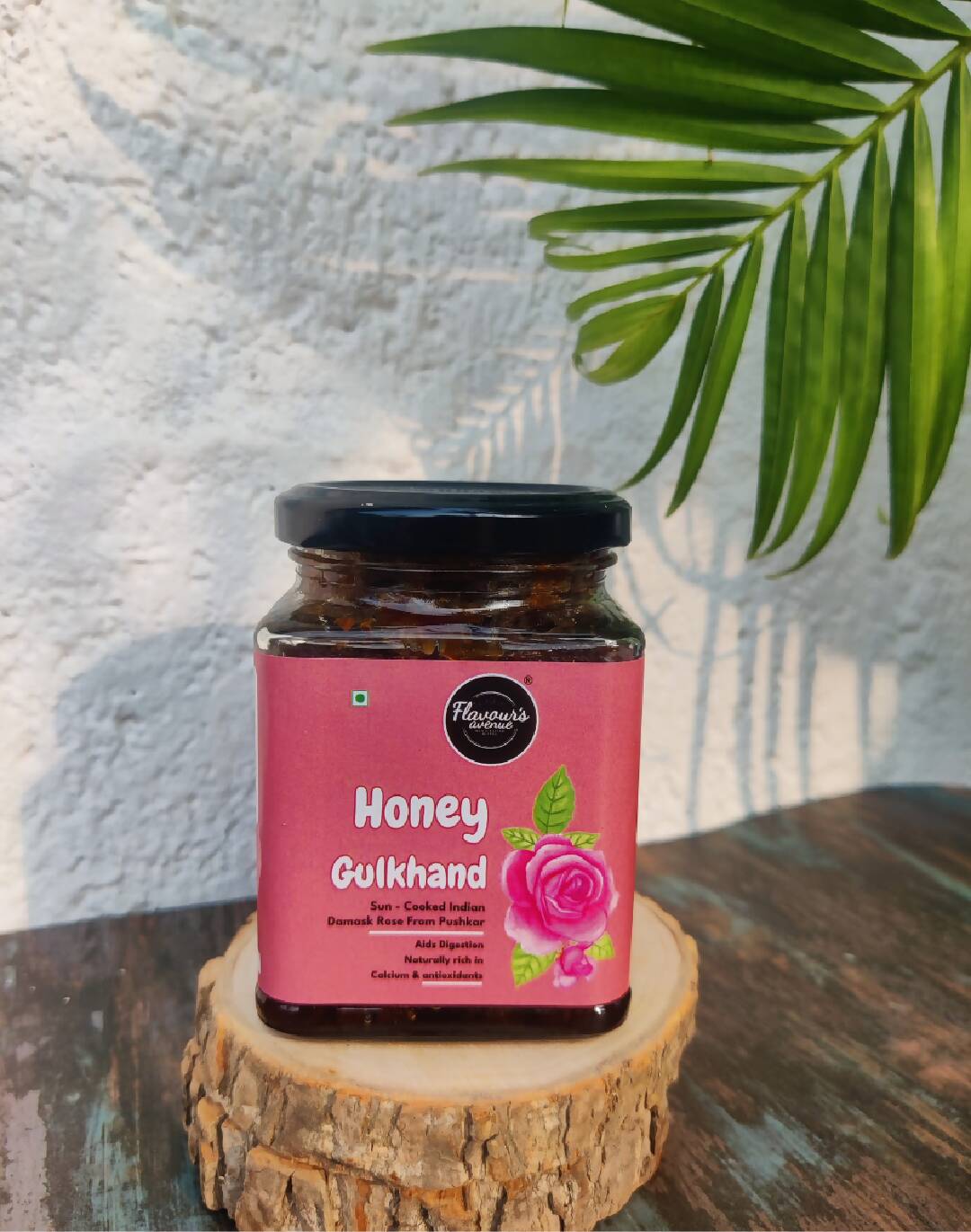 Honey Gulkand - Rose Petal Jam (100% Natural | Sun Cooked | Nature’s Coolant | Made from Pushkar Roses)