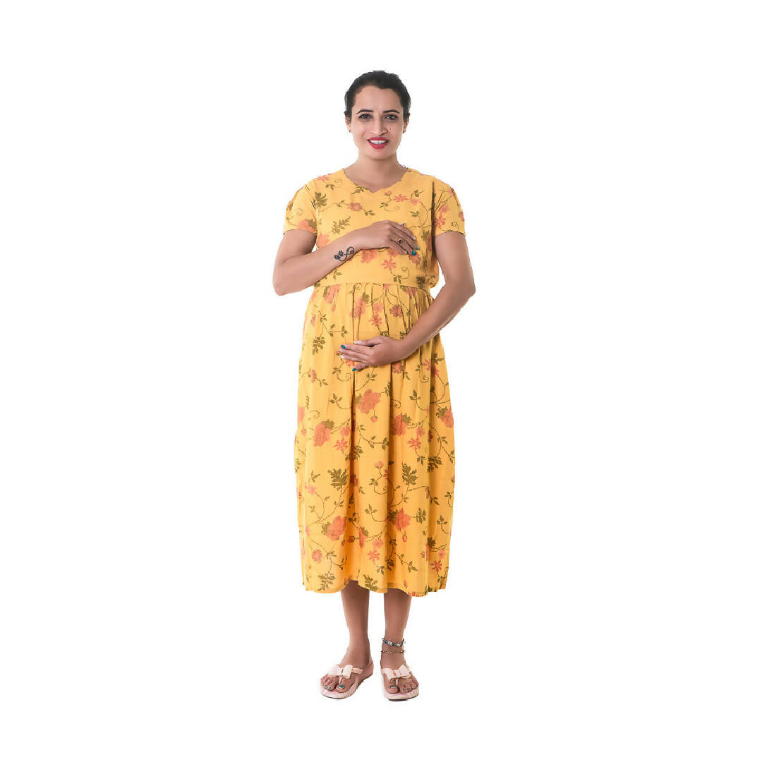 Honey Bloom A-Line Maternity Dress