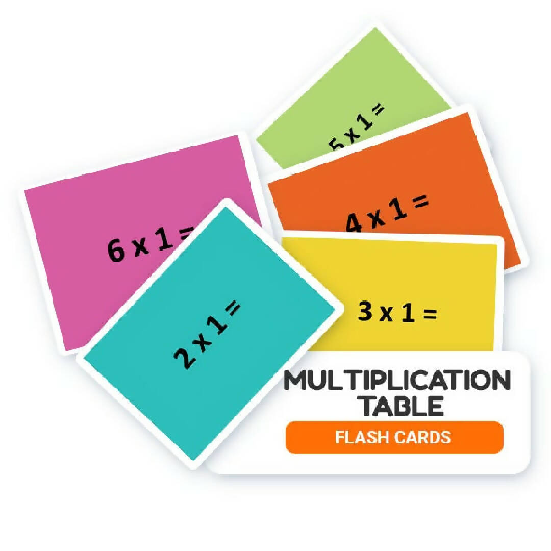 Multiplication Table Flash Cards