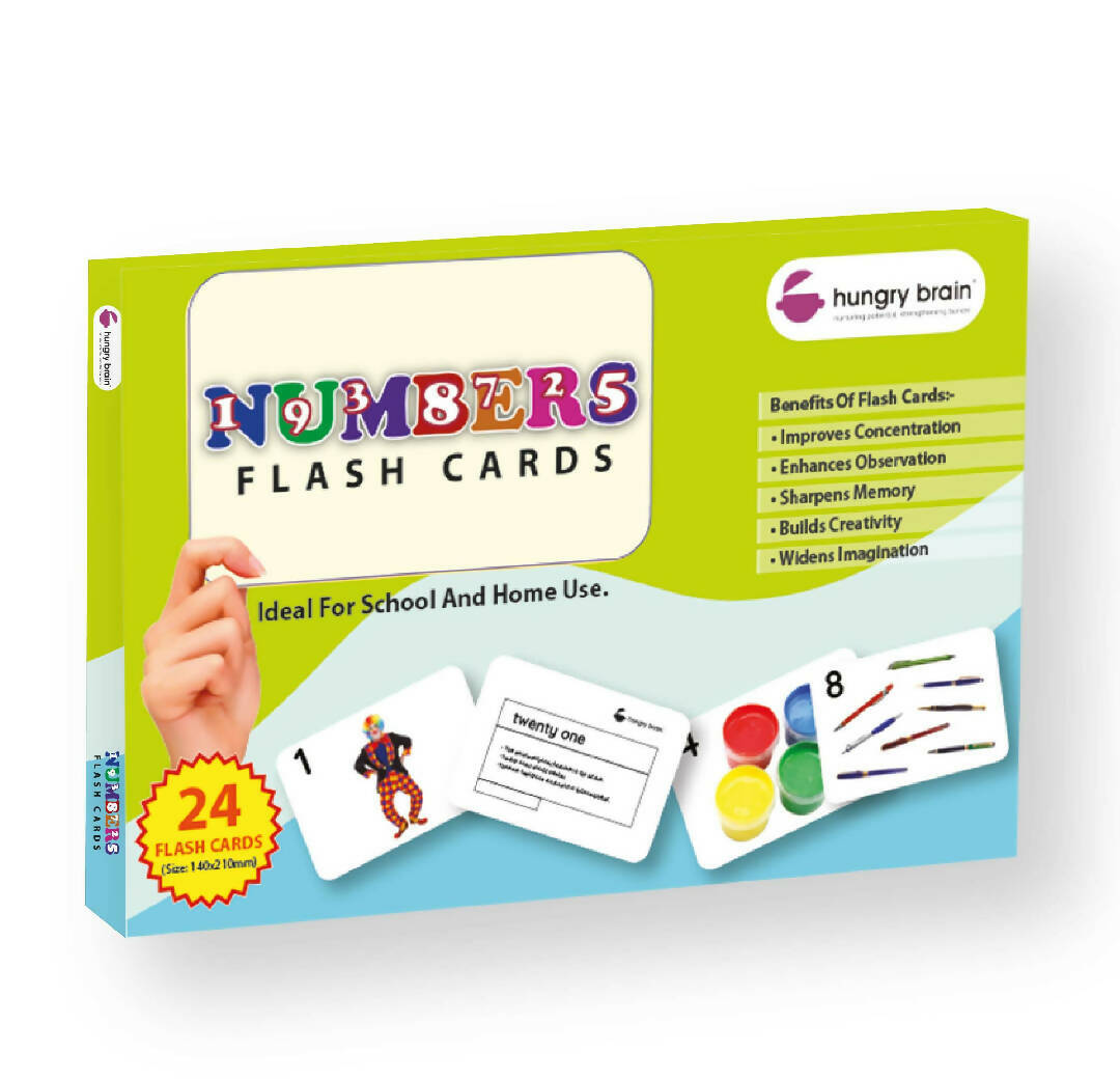 Numbers Flash Cards for Babies and Infants for Early Learning and Stimulation